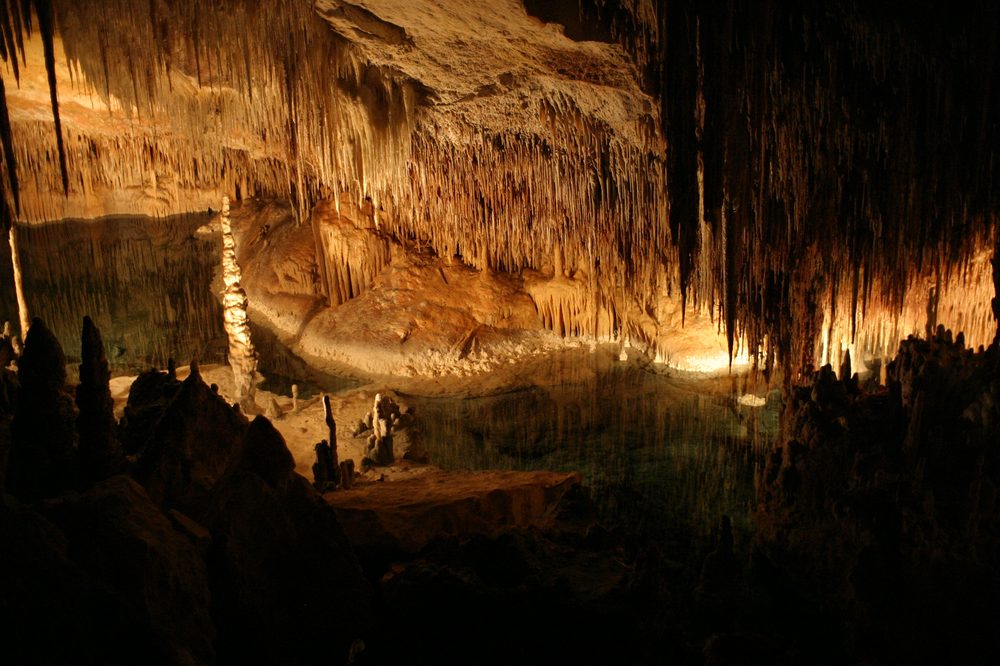 Caves of Drach underground lake